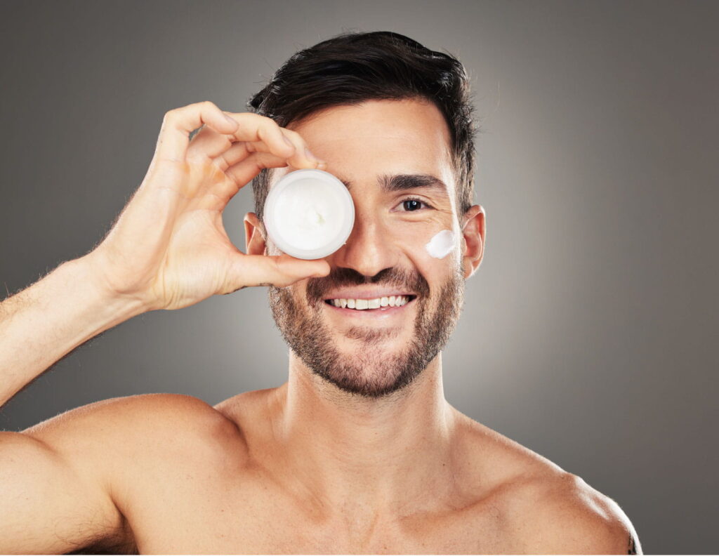 male cosmetics influencer